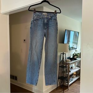 Madewell Perfect Vintage Straight Jean, Size 23
